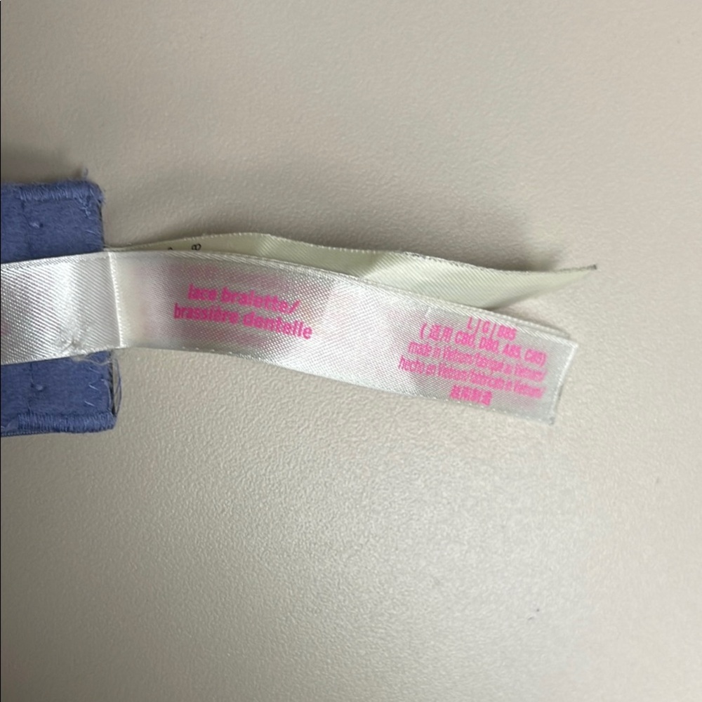 PINK Victoria's Secret Lace Bralette - Blue - Picture 5 of 5